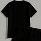 Bekvämt Mjukisset för Herr | Enfärgat Tvådelat Loungewear-set