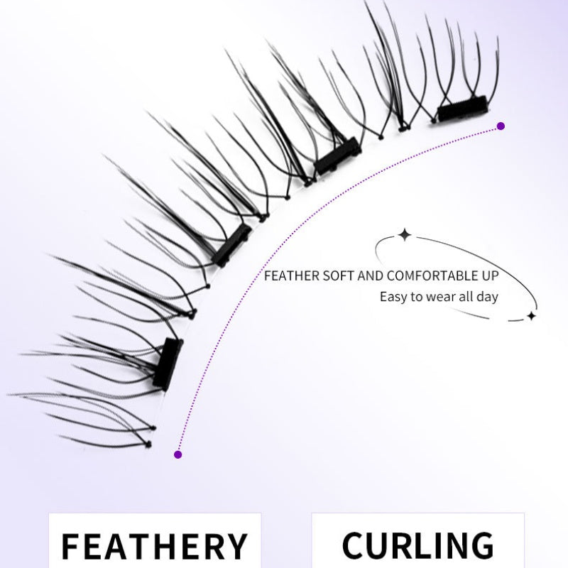 🧲👁️ 50% RABATT! ✨💖Återanvändbara magnetiska ögonfransar med applikator💯