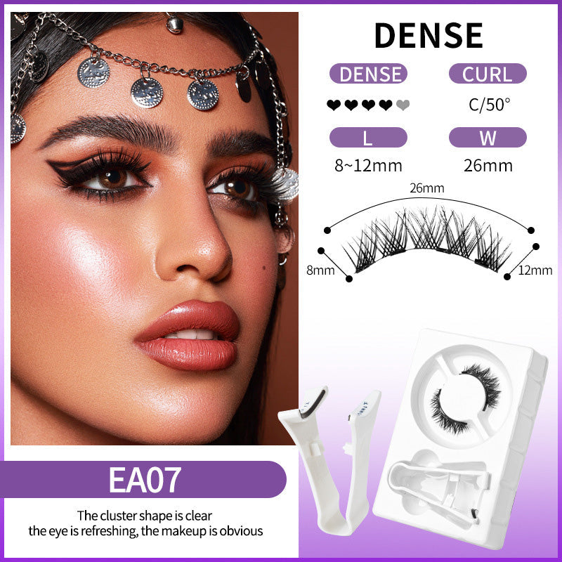 🧲👁️ 50% RABATT! ✨💖Återanvändbara magnetiska ögonfransar med applikator💯