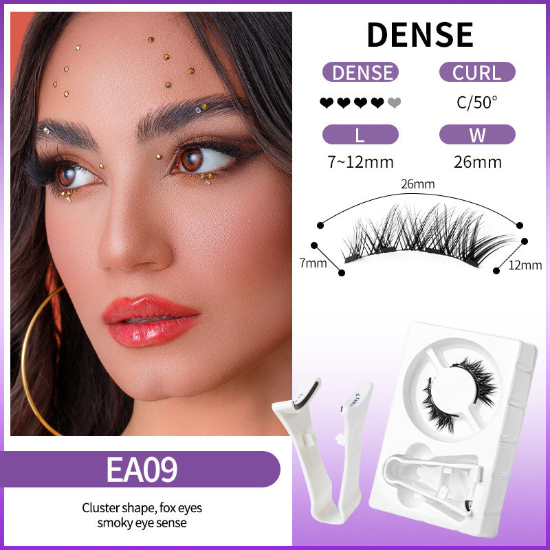 🧲👁️ 50% RABATT! ✨💖Återanvändbara magnetiska ögonfransar med applikator💯