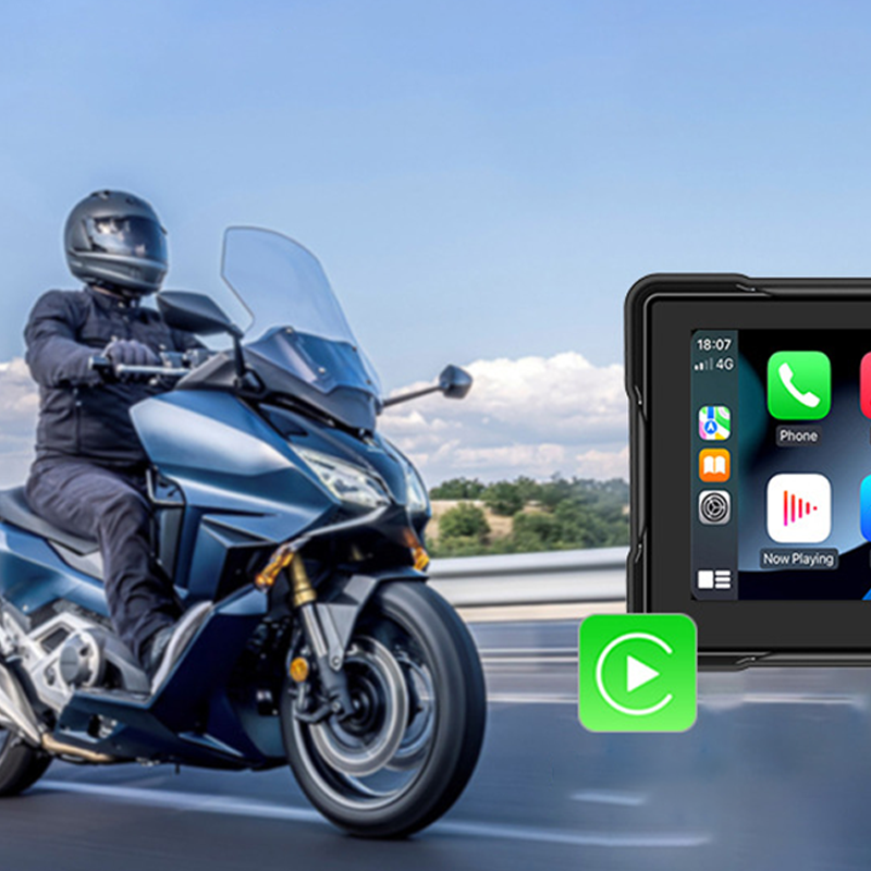 Vattentät Dashkamera för Motorcykel Fram och Bak
