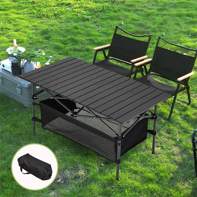 💪50% RABATT! 🏞️Bärbart hopfällbart campingbord med förvaringsväska