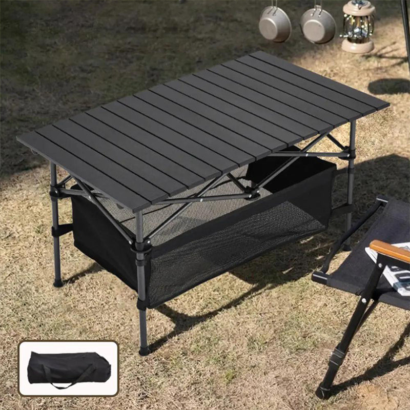 💪50% RABATT! 🏞️Bärbart hopfällbart campingbord med förvaringsväska