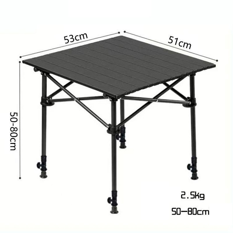 💪50% RABATT! 🏞️Bärbart hopfällbart campingbord med förvaringsväska