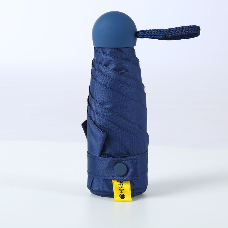 Bärbart kapselparaply med dubbel funktion