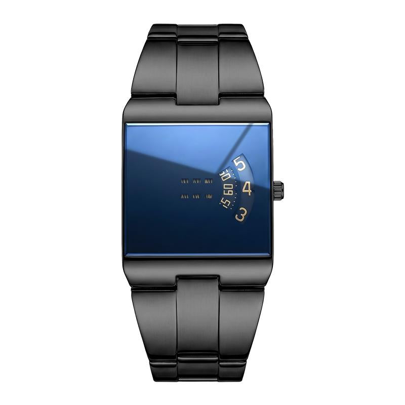 ⌚ 50% RABATT! 💼 Herrklocka med Kvadratisk Urtavla – Rostfritt Stålarmband, Vattentålig & Modern – Perfekt för Vardag & Business ✨
