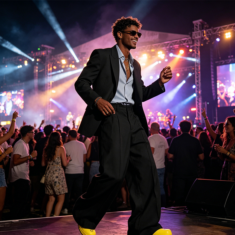 👖 50% RABATT NU! 🎩 Herr Minimalistiska Vida Byxor – Strukturerade sömmar, premiumtyg & mångsidig stil 🚶‍♂️