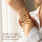 📿 50% RABATT NU! 🐘 Bohemian Ont Öga Armband – Elefant & Hamsa Berlocker – Guldfärgad & Justerbar ✨