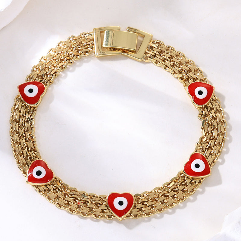 📿 50% RABATT NU! 🐘 Bohemian Ont Öga Armband – Elefant & Hamsa Berlocker – Guldfärgad & Justerbar ✨