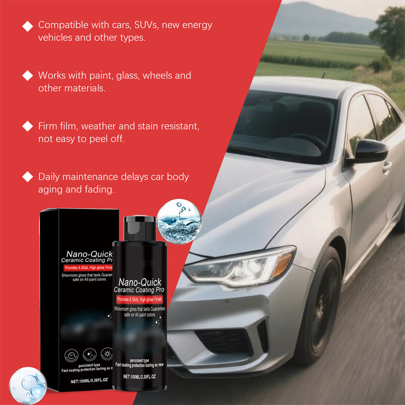 ✨ Quick Detail Spray för Bilar – Nano-keramisk Teknologi & Ultraglanseffekt – Perfekt för Långvarigt Skydd & Spegelliknande Glans 💎