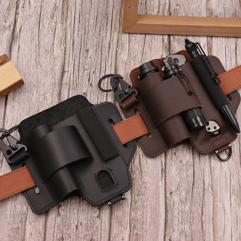 PU Leather Tool Holster with Belt Loop