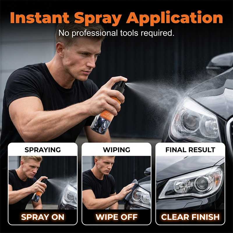 🔥🎁Nyhet 50 % RABATT🔥Professionellt spraykit för renovering av strålkastare