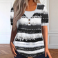 👚 50% RABATT! 👕 Randig Henley-tröja i imitationsmaterial – tvådelad look – Mjuk, sval & perfekt för lager-på-lager eller solo – ledig chic för vår och sommar 🌸