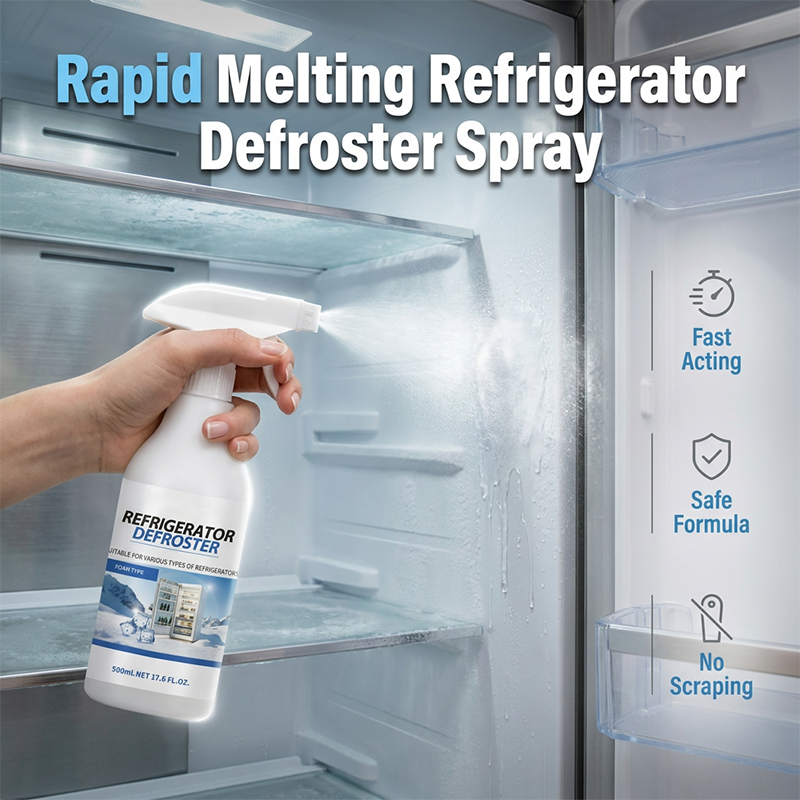 🥳 2026 HETTA REA 🥳 💞 50 000+ SÅLDA!  ❄️ Snabbavfrostningsspray för kylskåp – Frost smälter direkt, ingen skrapning. Livsmedelssäker, lätt att spraya. Sparar tid och energi. 🧊✨