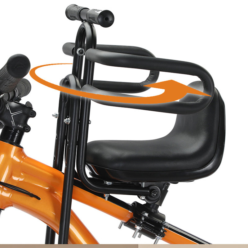🚲 50% RABATT NU!👶 Frammonterad Barnsäte – Robust Stål & Justerbar – Säker Cykeläventyr 🛡️