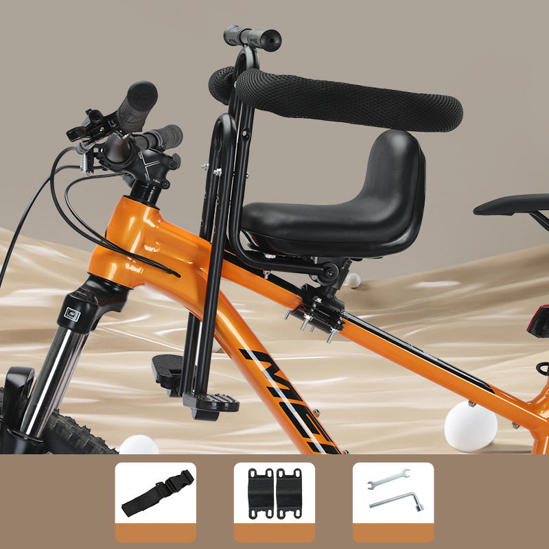 🚲 50% RABATT NU!👶 Frammonterad Barnsäte – Robust Stål & Justerbar – Säker Cykeläventyr 🛡️