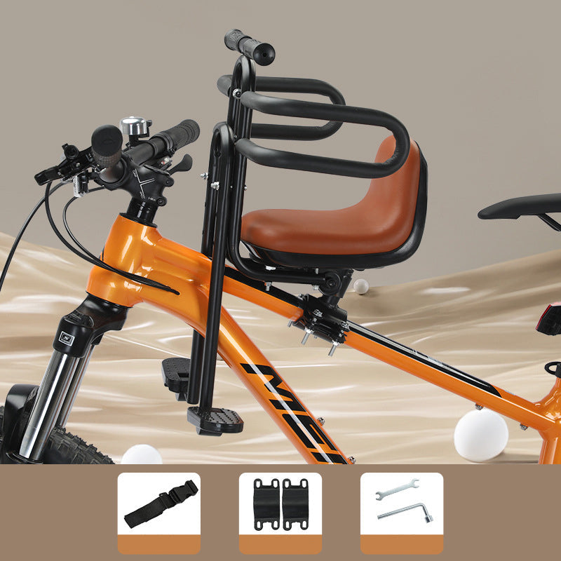 🚲 50% RABATT NU!👶 Frammonterad Barnsäte – Robust Stål & Justerbar – Säker Cykeläventyr 🛡️