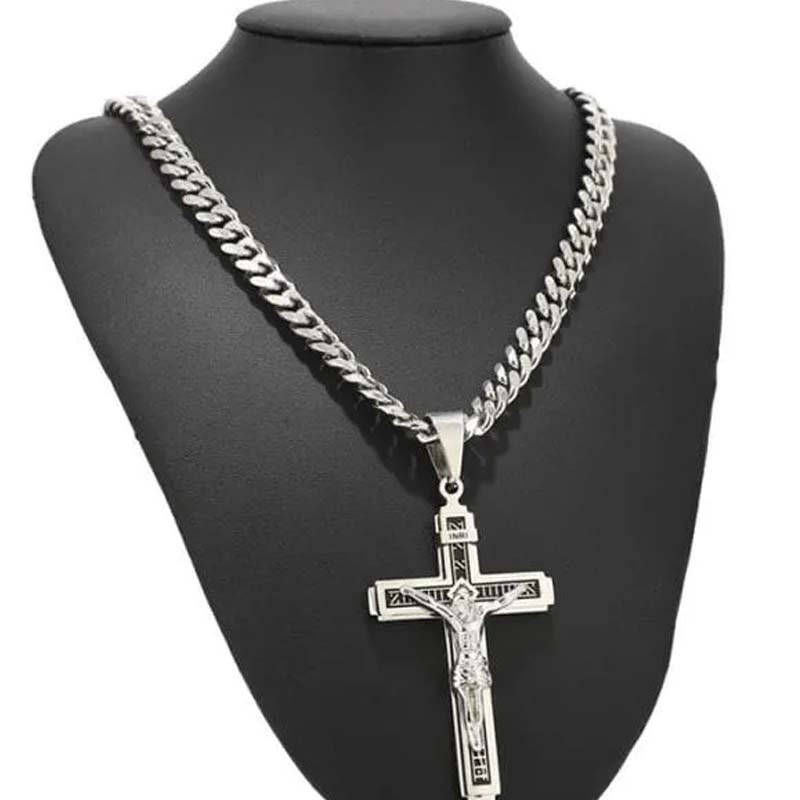 ✝️ 50% RABATT! ⏰ Delikat tidlös elegans korshalsband – Fint hantverk, rostfritt stål & subtil glans – perfekt för dagligt bruk eller som en meningsfull present 💛