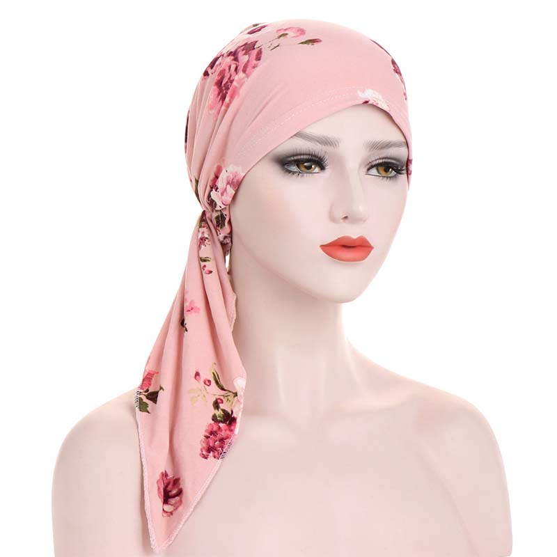 👒 BEGRÄNSAD TID: 50 % RABATT! ✨ Turban för damer med blommönster – mjuk, elastisk och mångsidig 🌸