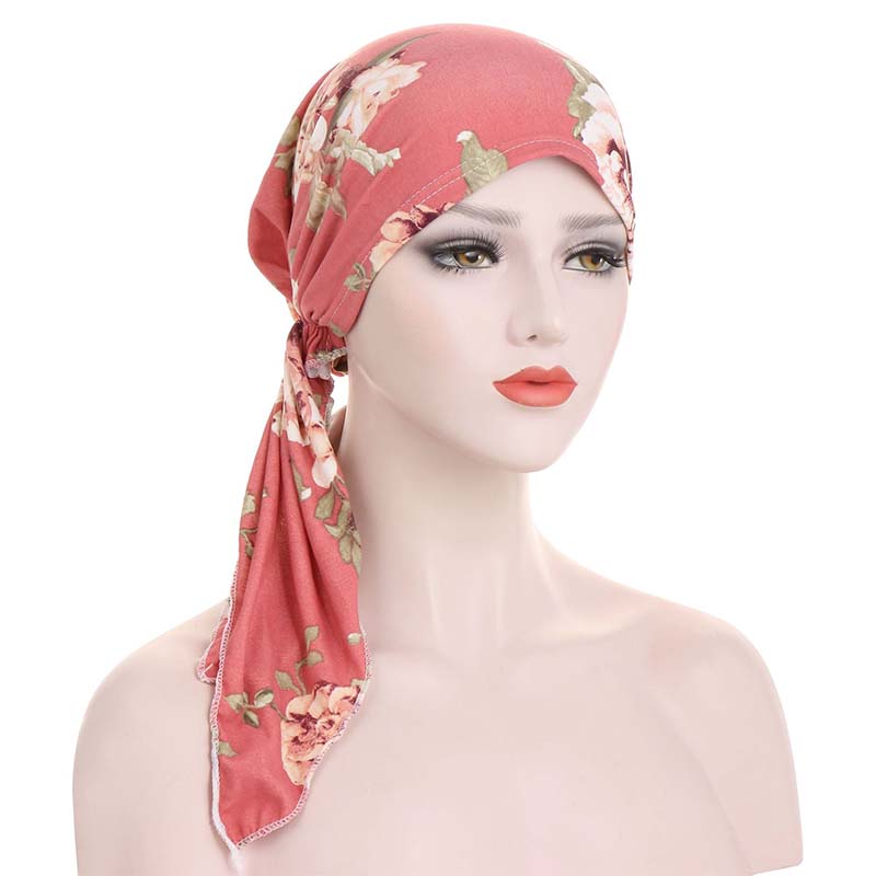 👒 BEGRÄNSAD TID: 50 % RABATT! ✨ Turban för damer med blommönster – mjuk, elastisk och mångsidig 🌸
