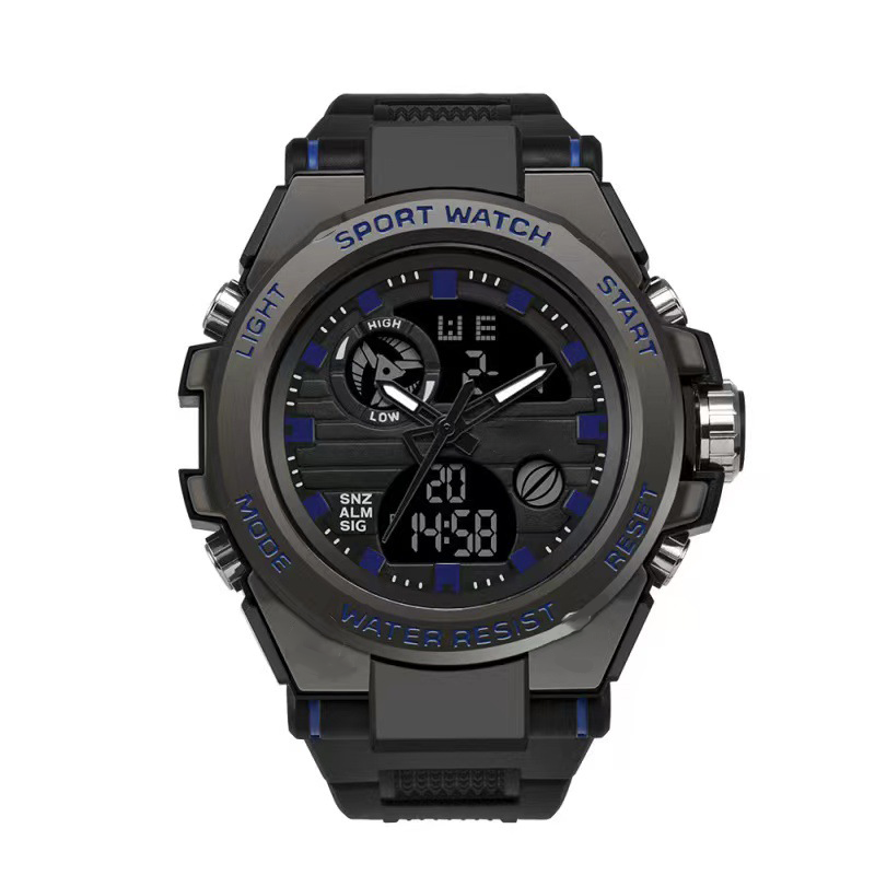 ⌚ 50% RABATT NU!💪 Herr Vattentät Sportklocka – Dual Display & Stöttålig – Outdoor Essential 💧