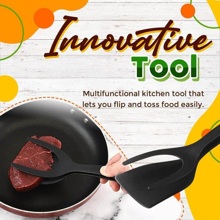 🍳 50% RABATT 🔥 2-i-1 Spatelklämma – smart kökshjälp för enklare matlagning 🥩 Värmetålig silikon & halkfritt grepp ✨