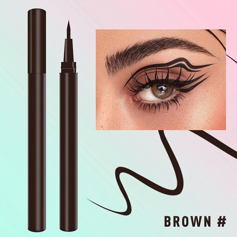 💄 Köp 1 få 1 Gratis! 👁️ Vattentät Flytande Eyelinerpenna – Ultrafin Spets, Snabbtorkande & Långvarig – Precisa Linjer, Ingen Kladd ✨