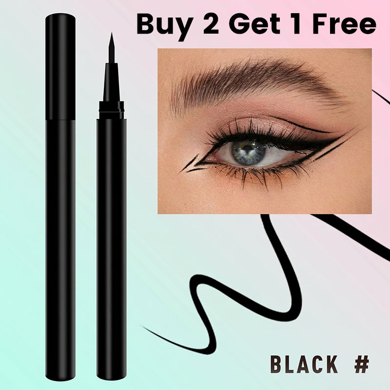 💄 Köp 1 få 1 Gratis! 👁️ Vattentät Flytande Eyelinerpenna – Ultrafin Spets, Snabbtorkande & Långvarig – Precisa Linjer, Ingen Kladd ✨