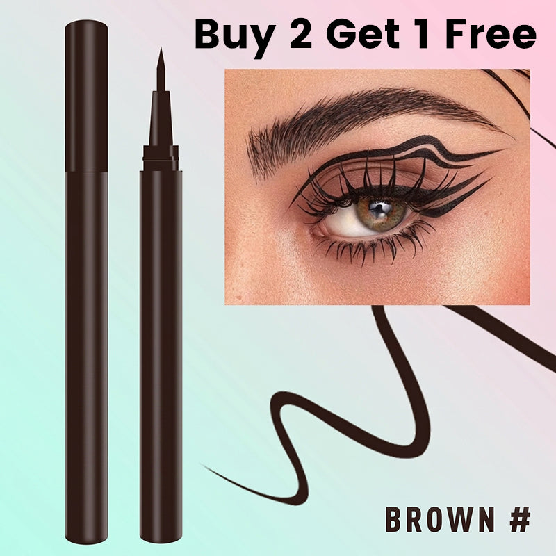 💄 Köp 1 få 1 Gratis! 👁️ Vattentät Flytande Eyelinerpenna – Ultrafin Spets, Snabbtorkande & Långvarig – Precisa Linjer, Ingen Kladd ✨