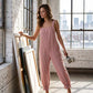 👗 50% RABATT NU!✨ Dam Casual Randig Jumpsuit – Andningsbar, Lös Passform & Spaghetti Band – Sommar Essential ☀️