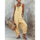👗 50% RABATT NU!✨ Dam Casual Randig Jumpsuit – Andningsbar, Lös Passform & Spaghetti Band – Sommar Essential ☀️