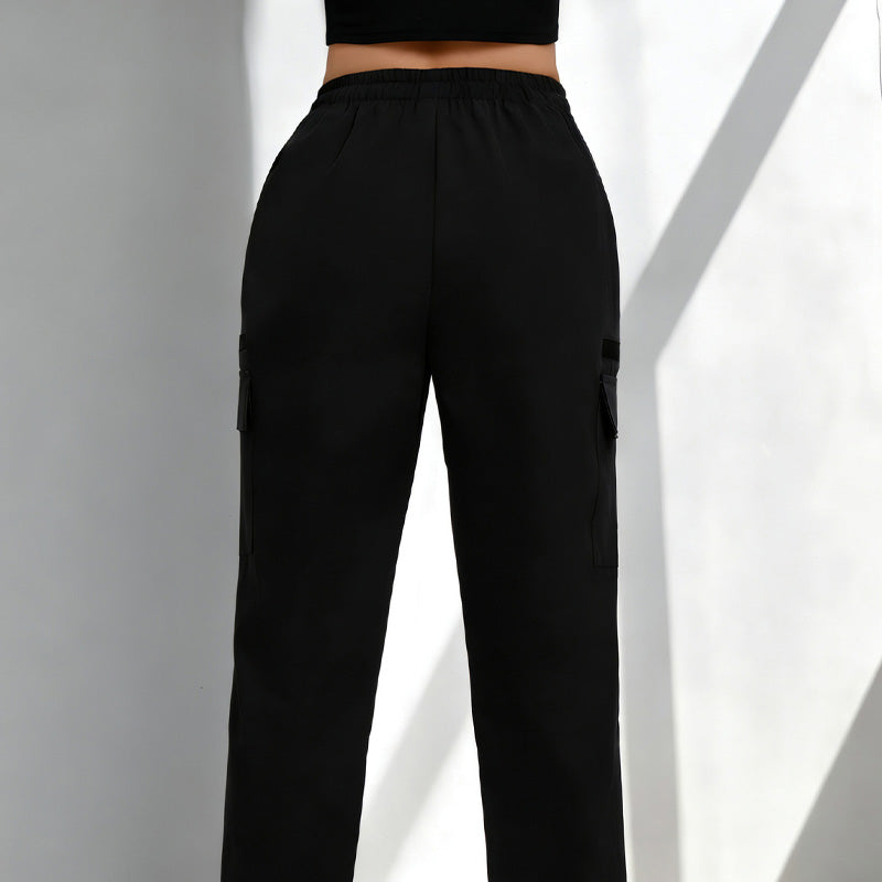 👖 50% RABATT! ⏰ Cargo-byxor för dam med dragsko & fickor – justerbar midja & gott om förvaring – Bekväma & praktiska – perfekta för resor, friluftsliv eller vardagen 🧭