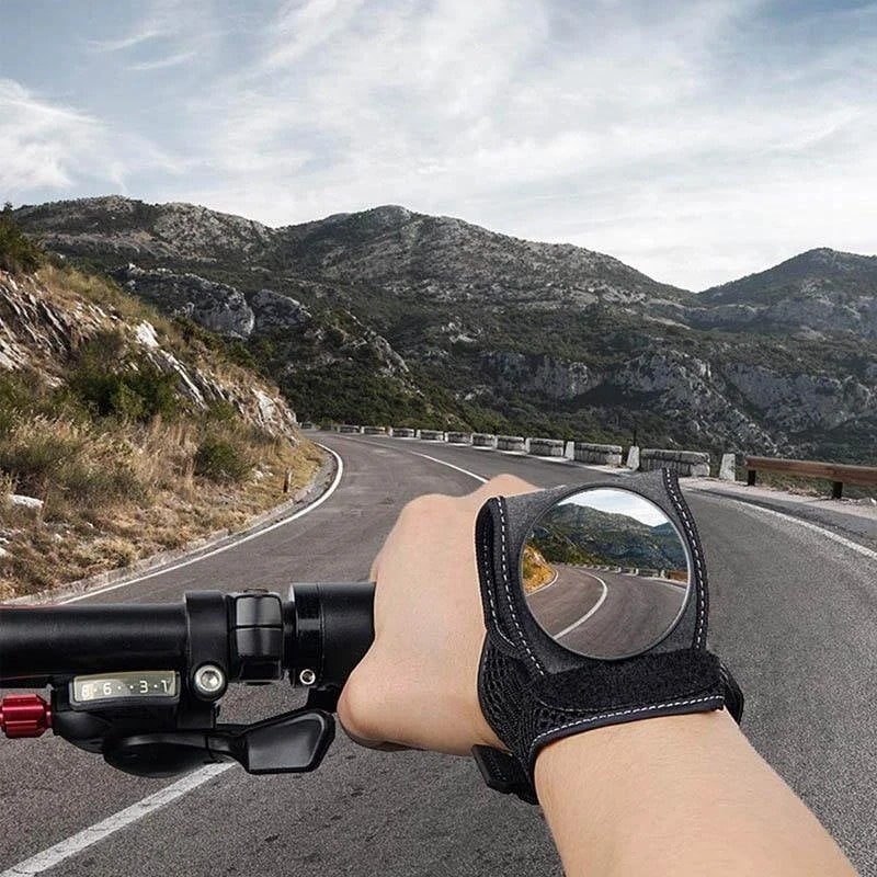 Handledscykelspegel – bredvinklad lins, flexibel & ergonomisk design 🚴🔍