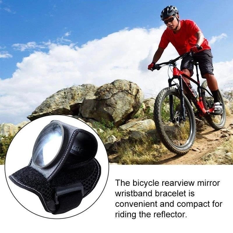 Handledscykelspegel – bredvinklad lins, flexibel & ergonomisk design 🚴🔍