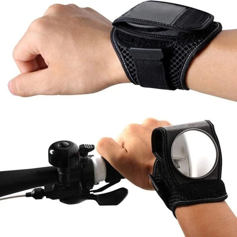 Handledscykelspegel – bredvinklad lins, flexibel & ergonomisk design 🚴🔍