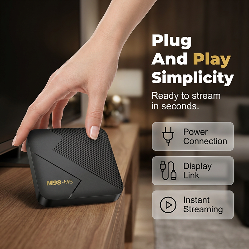 🔥 50% RABATT 🎁 Android TV-box med Bluetooth ✨ Enkel streaming, smidigt ljud & bild i toppklass – perfekt för vardagsrum och filmkvällar 🍿🏡