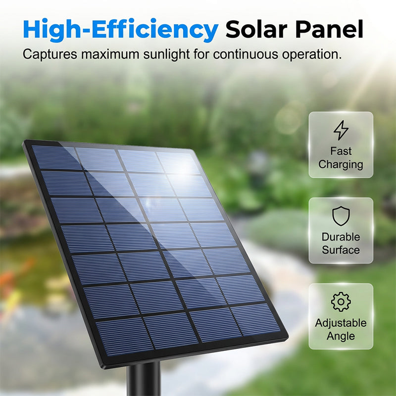 🔥 50 % RABATT 🐟 Dammluftare med solpanel – effektiv syresättning under varma dagar, motverkar algblomning & fiskdöd, tyst & miljövänlig 🌿🐠