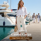👖 50 % RABATT NU! 🛍️ Casual cargobyxor i capri-längd för dam – praktiska fickor, bekväm passform, mångsidig stil 🌟