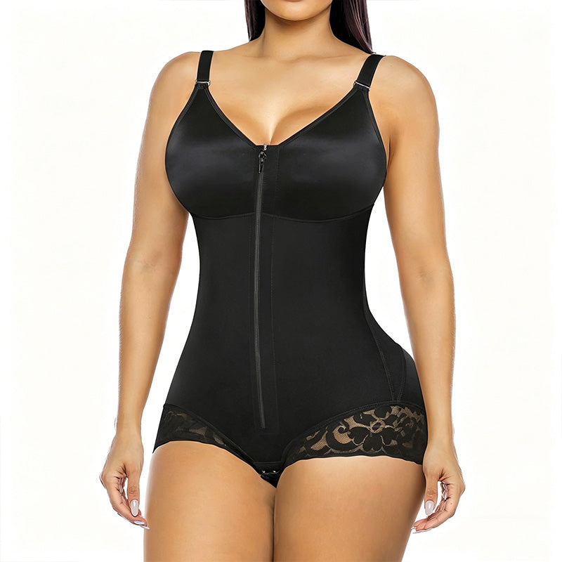 🔥50% RABATT NU!🔥 Dam Magkontrollerande Shapewear-Body med Dragkedja