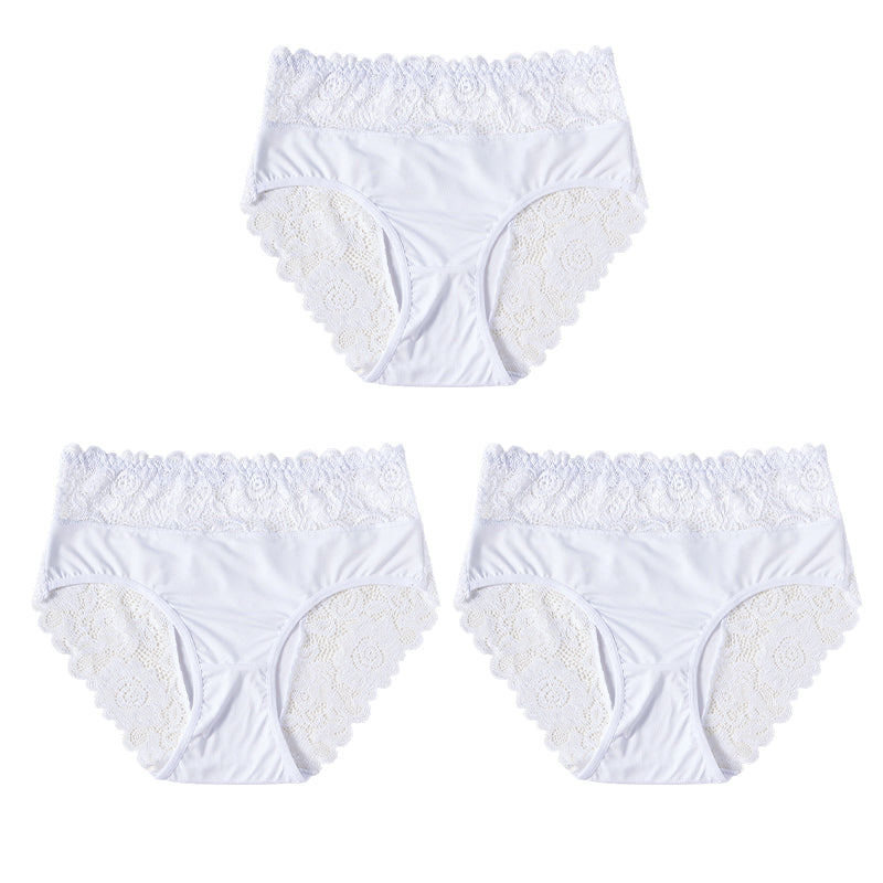 🔥🎁Nyhet 50 % RABATT🔥Damunderkläder Mjuka Andningsbara Spetskalsonger