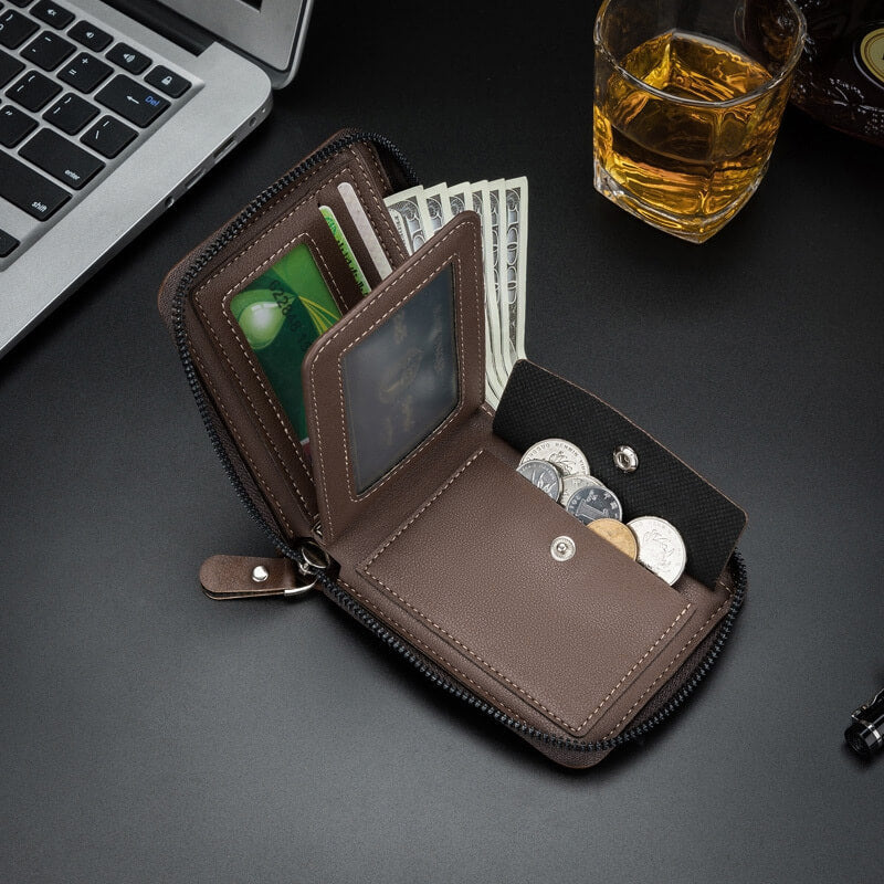 🎁【Specialerbjudande】🎉RFID-stöldskyddsplånbok | Ultratunn och multifunktionell💼