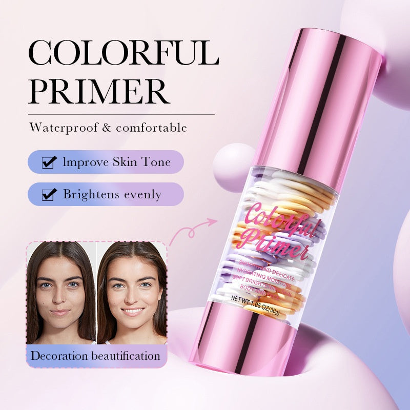 3-i-1 multifunktionell primer för ansiktet före makeup