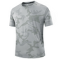 Snabbttorkande sport-T-shirt i kamouflage för män