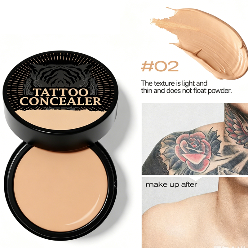 Vattentät ärrconcealer – Skräddarsydd i två nyanser, täcker ärr och födelsemärken. Svettbeständig, håller hela dagen. 💪✨