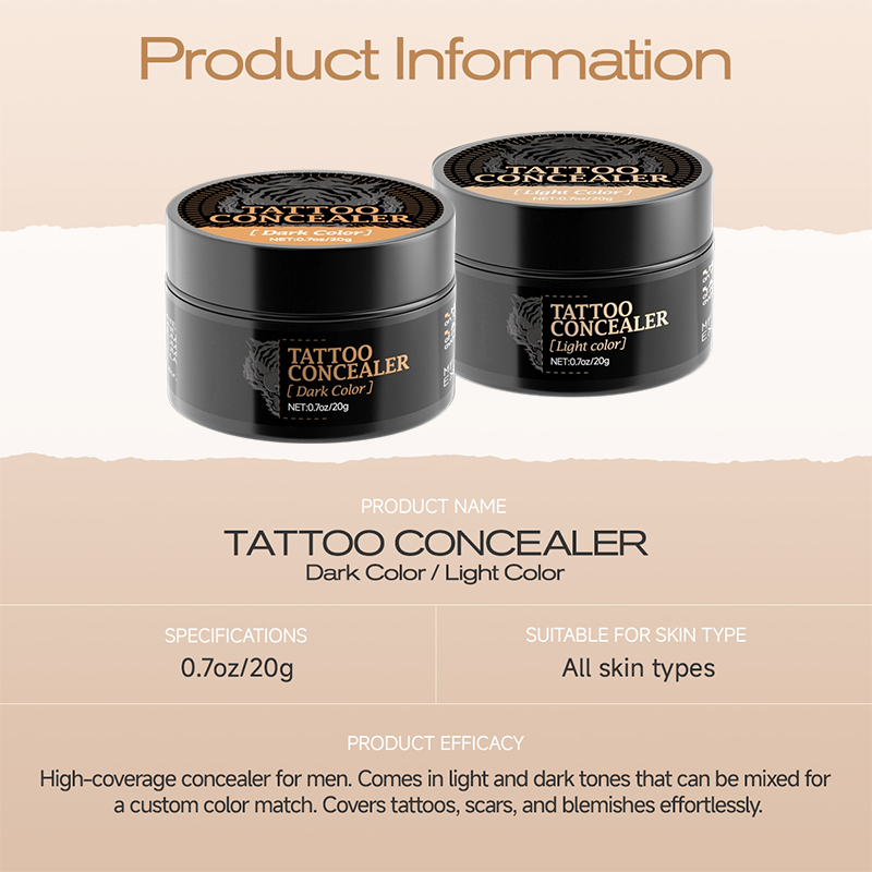Vattentät ärrconcealer – Skräddarsydd i två nyanser, täcker ärr och födelsemärken. Svettbeständig, håller hela dagen. 💪✨