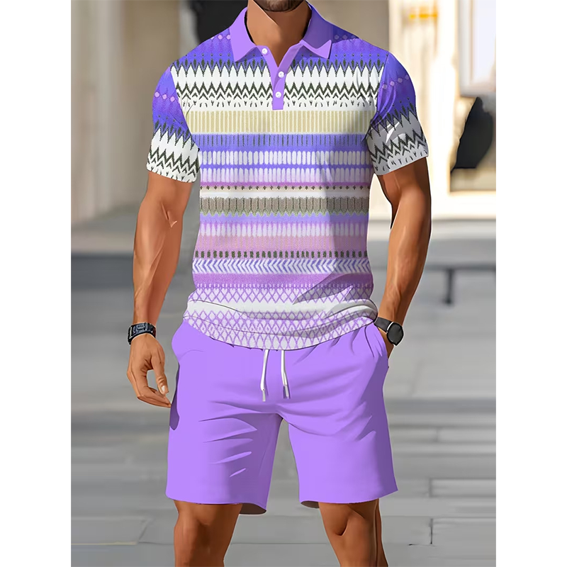👕 2-delat skjort- & shortset för herrar – bekvämt, andningsbart & mångsidigt för sommar, fritid & resor | 50% sommarrea ☀️🩳