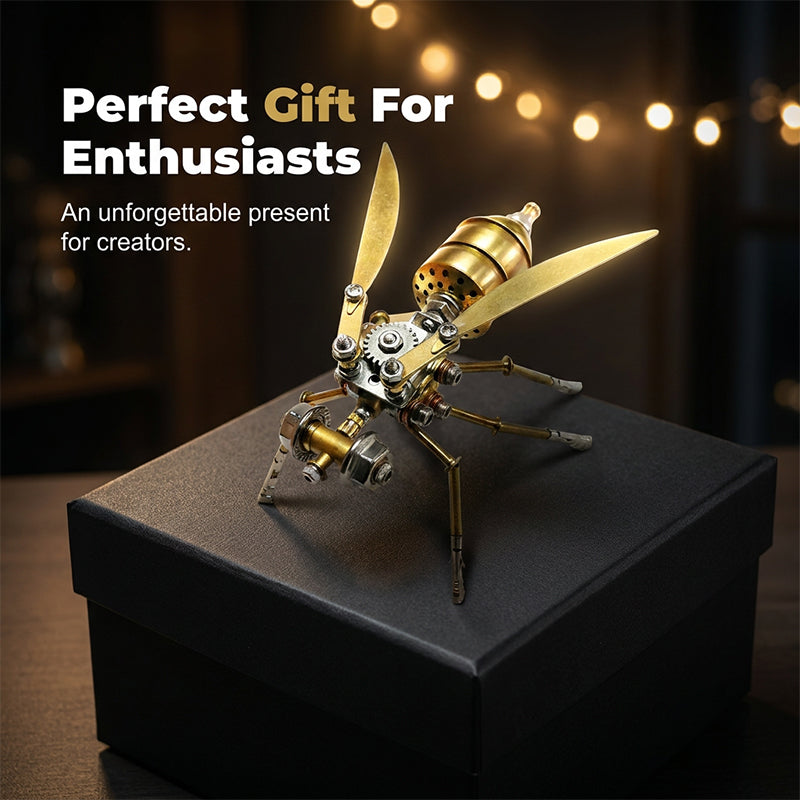 🔥 3D Metal Bee Puzzle Assembly Model Kit