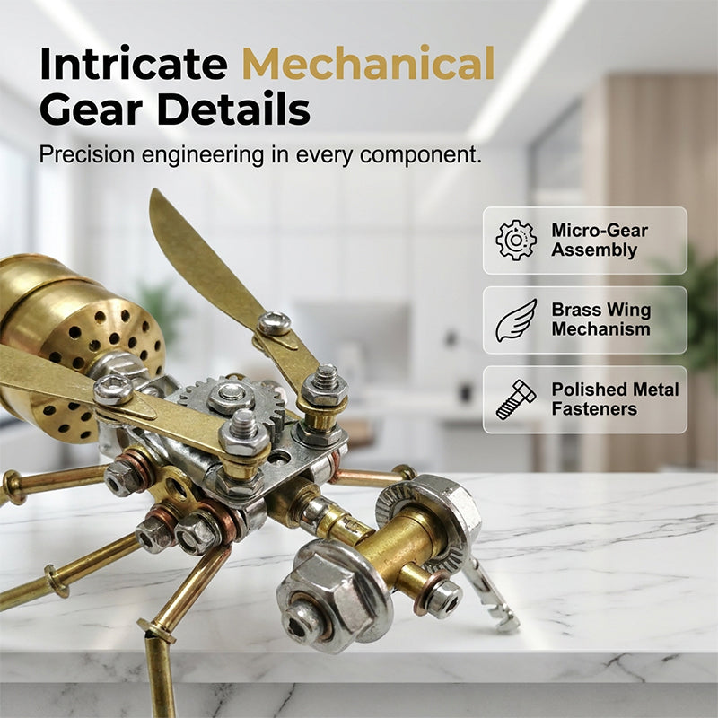 🔥 3D Metal Bee Puzzle Assembly Model Kit