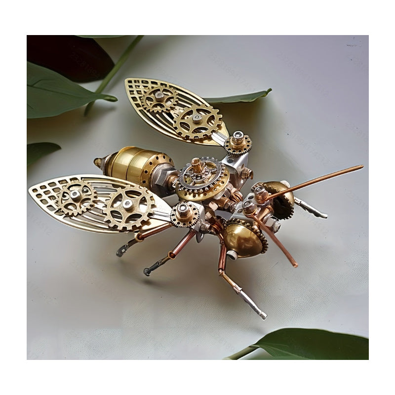 🔥 3D Metal Bee Puzzle Assembly Model Kit