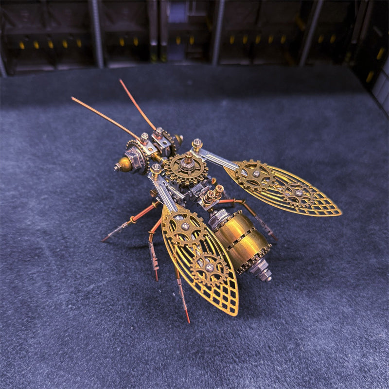 🔥 3D Metal Bee Puzzle Assembly Model Kit
